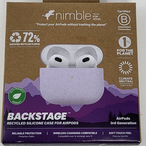Nimble Backstage Recycled Silicon Case AirPods 3rd‎ Generation Light Purple